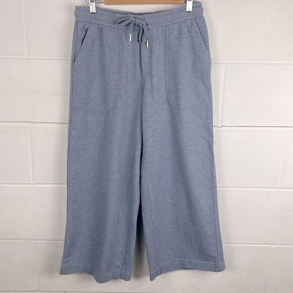 Athleta Gray Wide Leg Pants - Picture 1 of 5